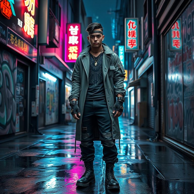 The Enigmatic Allure of Cyberpunk Streetwear: How Futuristic Rebellion Is Redefining Urban Fashion