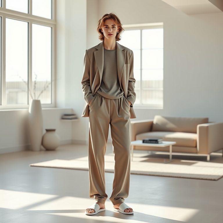 The Quiet Rebellion: How Minimalist Tracksuits and Slouchy Trousers Are Redefining Modern Wardrobes