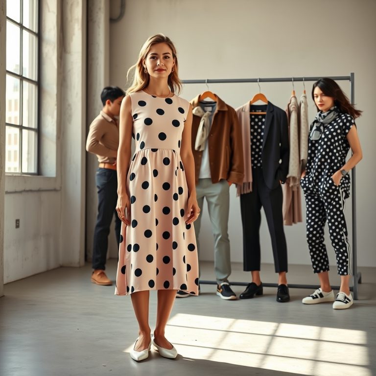 The Sustainable Romance of Polka Dots: How Retro Patterns Are Infusing Playful Elegance into Ethical Fashion